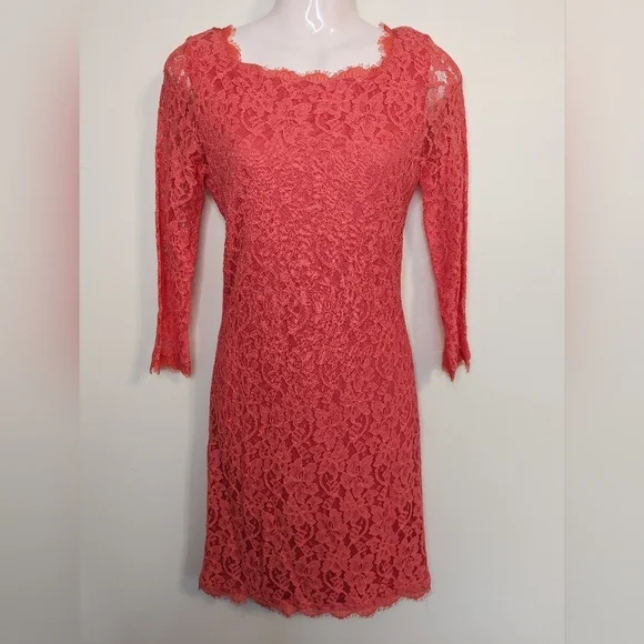 Diane Von Furstenberg zarita lace dress 4 - Picture 6 of 16